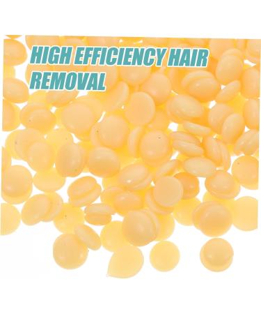 FRCOLOR For Women Hair Removal Cream Hard Granules Suitable For Face Legs Armpits Eyebrows Waxing 100g Yellow - Buy Online on GoSupps.com