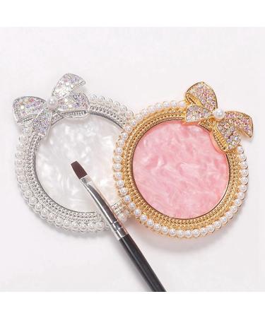 Greethga 2 Pieces Nail Art Resin Mixed Colors Nail Art Painting Nail Art Decoration Board Rhinestone - Buy Online on GoSupps.com