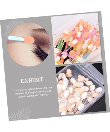 FOMIYES 120pcs Double Ended Eye Shadow Stick Makeup Brush Dual-side Eyeshadow Tool Woman Sponge - Buy Online on GoSupps.com