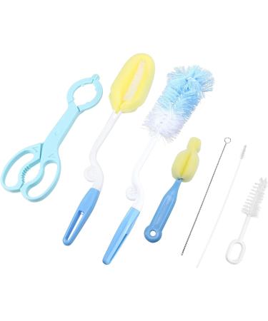 ToddMomy 49-Piece Brushed Pacifier & Bottle Cleaning Set | Infant Milk Lip Cleaner Nozzle & Tongs | Color-Sorted | Perfect for Household Use - Buy Online on GoSupps.com