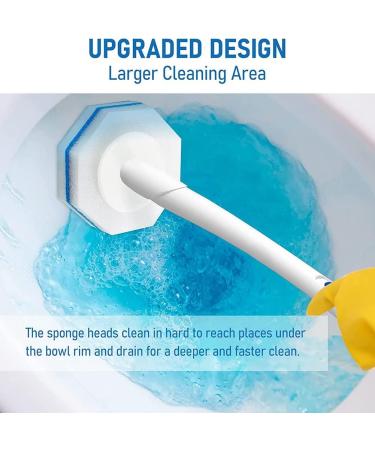 HOMEDEK 40PCS Toilet Flushable Refill Disposable Toiletries Compatible Toilet Wand Refills - Buy Online on GoSupps.com