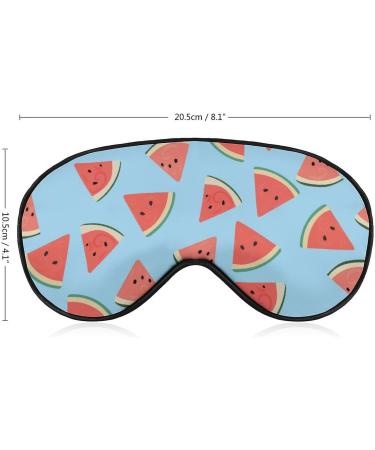 Watermelon Eye Mask - Adjustable Soft Sleeping Mask for Comfortable Night Sleep | Summer Fresh Fruit Blindfold - Buy Online on GoSupps.com