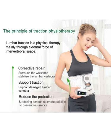 Decompression Back Belt | Adjustable Inflatable Traction Device for Lower Back Pain Relief & Body Relaxation - Buy Online on GoSupps.com
