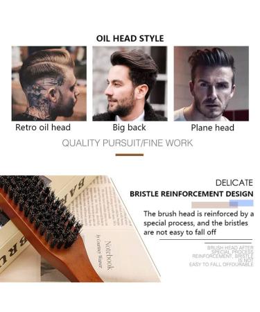 Generic Beard Brush for Men - Multi-Functional Styling Brush & Mustache Comb for All Hair Types - Buy Online on GoSupps.com