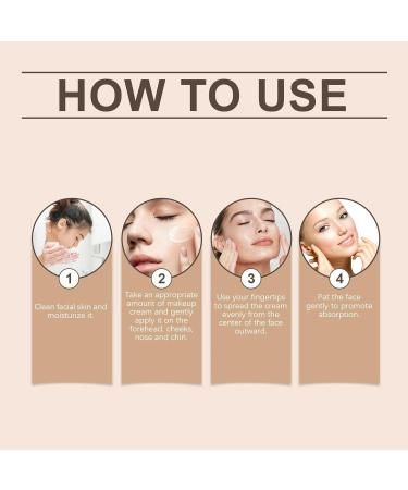 Kekecai Whitening Cream Kekecai Anti-Wrinkle Firming Foundation Niacinamide Lady Plain Face Cream Kekecai Makeup Cream for Lightening Moisturizing and Whitening Skin (3pcs) - Buy Online on GoSupps.com