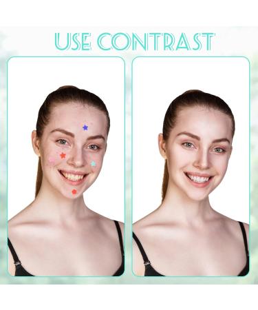 LuckyOpt Hydrocolloid Dressing Acne Patch 2Pieces(40Dots) Star Face Pimple Patches to Absorbs Oil Moisturizes Calms & Relieves Acne First Aid for Covering Bacne and Pimples (multicolor) - Buy Online on GoSupps.com