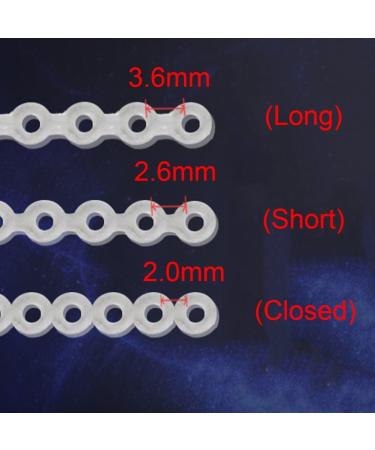 Clear Dental Orthodontic Short Elastic Power Chains Brace Spool Rubber Bands - Buy Online on GoSupps.com