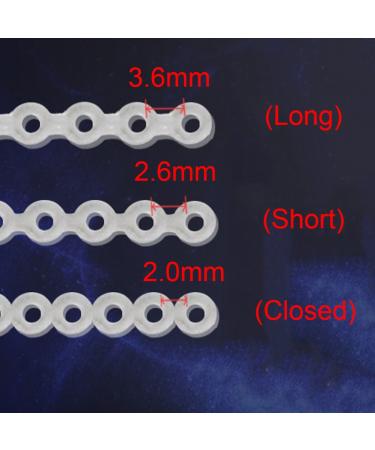 10 Pcs Colorful Dental Orthodontic Elastic Chain Power Chains - 4.5M/PACK - Orthodontic Rubber Bands - 10 Count - Buy Online on GoSupps.com