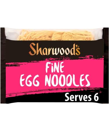 Sharwood's Fine Egg Noodles 340g - Authentic Asian Noodles - Pack of 1 - Buy Online on GoSupps.com