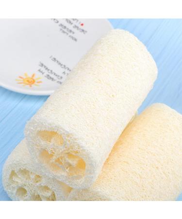 EXCEART 6pcs Loofah Scrub Shower Sponge Pads - Exfoliating Luffa Bath Sponges for a Refreshing Clean | Soft Body Loofah Pad & Shower Pouf - Buy Online on GoSupps.com