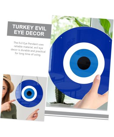 Abaodam 1 Set Suction Cup Hooks Turkey Evil Eye Decor Turkish Eye Decor Pendant Accessories Devil Eye Window medium Colorful - Buy Online on GoSupps.com