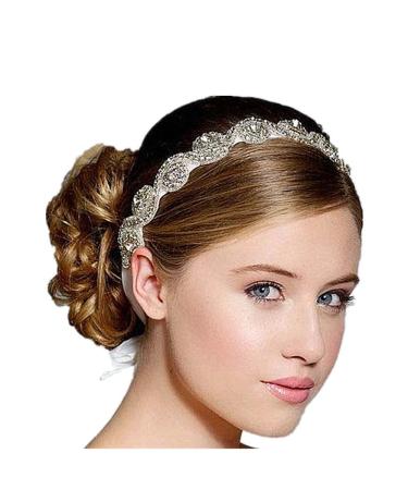 Elegant Handmade Crystal Rhinestone Headband - Perfect for Weddings, Proms, and Special Occasions - Buy Online on GoSupps.com
