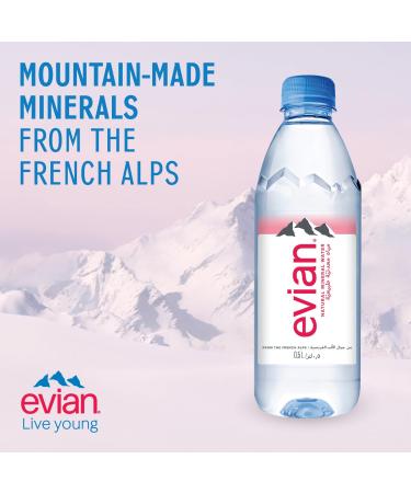  evian Evian Natural Mineral Water 24 x 500 ml - Buy Online on GoSupps.com