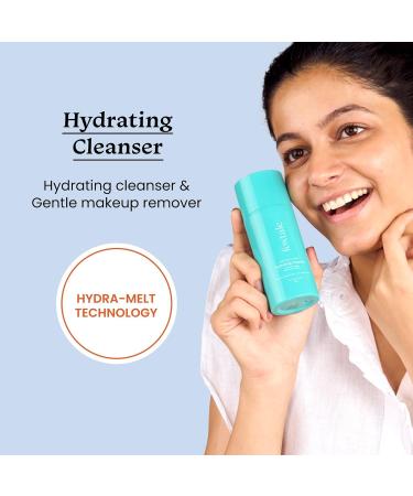 Fox-Tale Daily Duet Hydrating Face Wash | Gentle Cleanser with Hyaluronic Acid | Makeup Remover for All Skin Types | Pore Cleansing & Dirt Control | 100ml - Buy Online on GoSupps.com