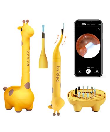 JOYSMAZY Ear Wax Removal Tool Camera  Bendable & Shapeable Lens Ear Wax Removal Tool  Professional Earwax Removal Kit with 8MP HD Ear Wax Camera  Ear Wax Remover with Micro Ear Camera Yellow