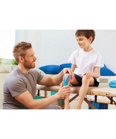 Waterproof Kinesiology Athletic Sports Tape for Men & Women - Superior Adhesion, Non Latex - Knee, Shoulder, Elbow, Ankle, Neck Muscle Support - Buy Online on GoSupps.com
