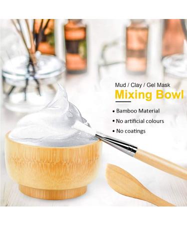 Tiferr Face Mask Bowl and Brush Set - 5 in 1 Facial Mask Maker Tool Kits for DIY Clay Mask - Buy Online on GoSupps.com