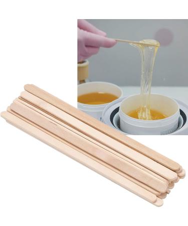 100pcs Disposable Wooden Waxing Sticks for Hair Removal - Body & Eyebrow Wax Applicator Spatulas - Buy Online on GoSupps.com