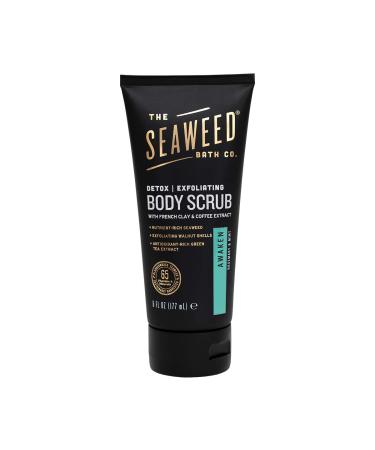 The Seaweed Bath Co. Exfoliating Detox Body Scrub, Awaken Scent (Rosemary & Mint), 6 fl. oz. Body Scrub 6 Fl Oz (Pack of 1)