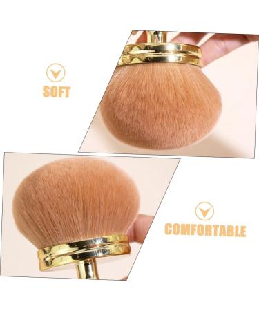 Beavorty Fluffy and Soft Makeup Brush Travel Powder Brush Setting Powder Brush for Loose Powder Face Makeup Brushes Face Powder Brush Cosmetic Brush Blush Brush Travel Makeup Brush 8.50X7.00X7.00CM Golden - Buy Online on GoSupps.com