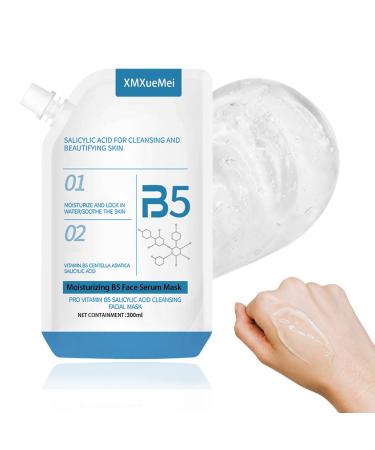 Moisturizing B5 Face Serum Mask Lightweight & Oil Control Facial Serum Hydrating Face Serum for Skin Care B5 Facial Mask with Salicylic Acid