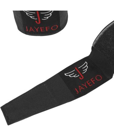 Jayefo Sports Hand Wraps 180 Inches - Boxing Inner Gloves for Men & Women - MMA Kickboxing Muay Thai - Pair in BLACK - Buy Online on GoSupps.com