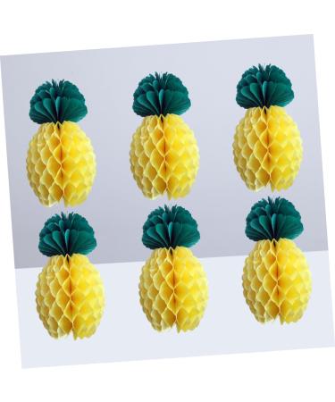 Alipis 6pcs Honeycomb Party Favors Paper Pineapple Decor Honeycomb Pineapple Party Decor Honeycomb Gift - Buy Online on GoSupps.com