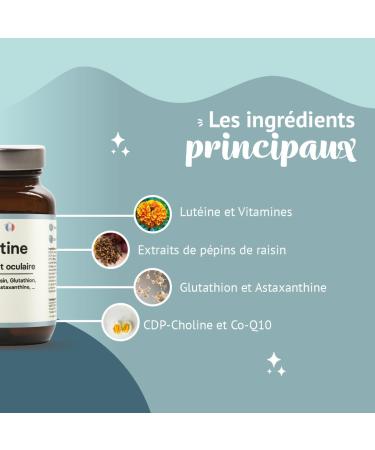  Phytocea O.Retine | Dietary Supplement for Visual Comfort & Night Vision | Lutein Glutathione Vitamins | Antioxidants for Dry and Irritated Eyes | 180 Capsules | Made in France - Buy Online on GoSupps.com