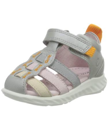 ECCO Girl's Sp.1 Lite Infant Sandal Fisherman 8.5 UK Child Multicolor Concrete