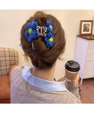 Plush Flowers Large Grab Clip Women Sweet Hairpin Crab Headband Shark Clip Hair Accessories Headwear TS5332-2 (Color : TS53321) (Color : TS53322) - Buy Online on GoSupps.com