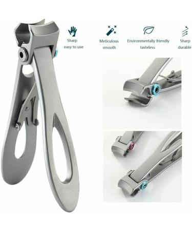 SVAASA Nail Clippers Nail Clippers Stainless Steel Nail Cutter Toenail Fingernail Manicure Trimmer Toenail Clippers for Thick Nails Toe Nail Clipper - Buy Online on GoSupps.com