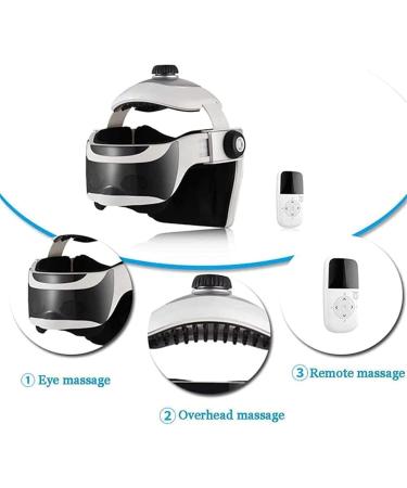 Casque de Massage lectrique for la t te p trissage Compression d'air adapt aux maux de t te soulagement du Stress et Sommeil Profond - Buy Online on GoSupps.com