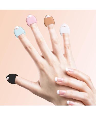 Sibba 25 Pack Puff Sponges - Beauty Blending Makeup Applicators for Liquid Foundation & Eye Makeup - Soft Pads in White Powder Black and Haut - Buy Online on GoSupps.com