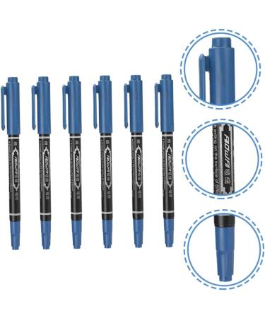 Hemoton 6pcs Eyebrow Marker Pen Eyebrow Pen Surgery Marker Pen Pen Cosmetic Portable 13.9x1.8cm Blue - Buy Online on GoSupps.com