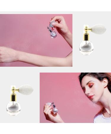 Set of 4 Glitter Spray Powder Fragrance Portable Highlighting Spray Gloss Powder Spray Shimmering Spray Powder Glitter Eyeshadow Pressed Powder for Face Body Cosmetic Supplies Silver - Buy Online on GoSupps.com