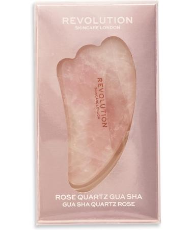 Revolution Skincare London Rose Quartz Gua Sha Massager - Face, Neck & Body - 82g - Buy Online on GoSupps.com