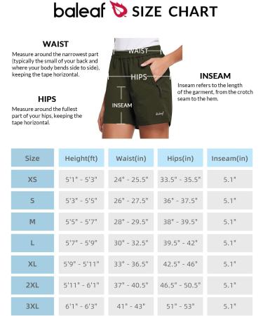 BALEAF Women's 5 Athletic Hiking Shorts - Sage Green, Size XL | Quick Dry, UPF 50+, Zipper Pockets - Buy Online on GoSupps.com