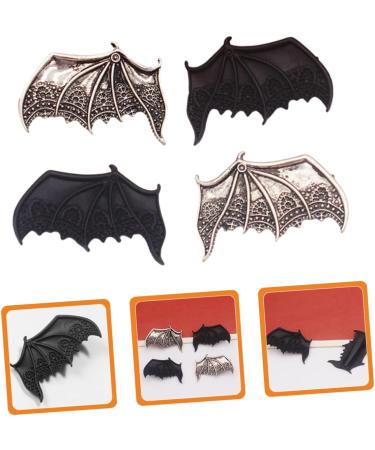 Beatifufu 2 Pairs Bat Hairpin Devil Wing Hair Clip Devil Wing Hair Headpiece Devil Wing Hairpin Devil Horns Hairpin Vintage Metal Decor Halloween Hair Decors Zinc Alloy Accessories Child Ear - Buy Online on GoSupps.com
