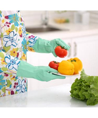 Saddgo Kitchen Cleaning Gloves Waterproof Household Glove Dishwashing For Vegetable Fruit Planting Dirty Proof Dishwashing Gloves Kitchen Cleaning Gloves Waterproof Rubber Gloves Housework 1 - Buy Online on GoSupps.com