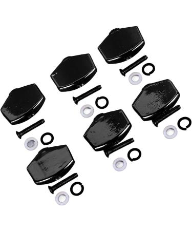 Tuning Knobs 6 Pieces Stylish Tuning Knobs for Acoustic Guitar (Black) - Buy Online on GoSupps.com