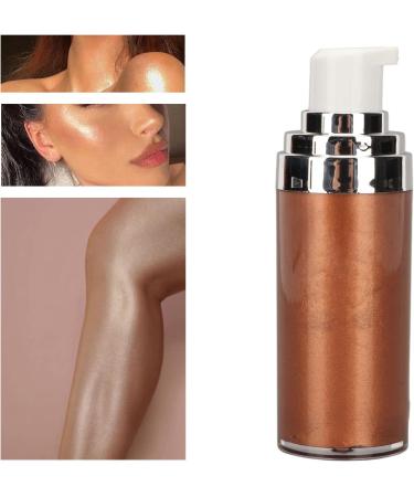 Body Glitter Cream Safe Ingredients Wrinkle Filling Easy to Apply 20ml Skin Firming Liquid for Full Body Makeup (#04 Golden Brown) - Buy Online on GoSupps.com