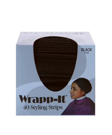 Wrapp-it Styling Strips for Natural Hair - 40 Count Pack by Graham Beauty - Buy Online on GoSupps.com