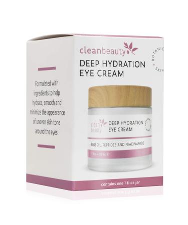 Rose Oil & Niacinamide Deep Hydration Eye Cream | Smooth Fine Lines | Even Skin Tone | USA Made (1oz) - Buy Online on GoSupps.com