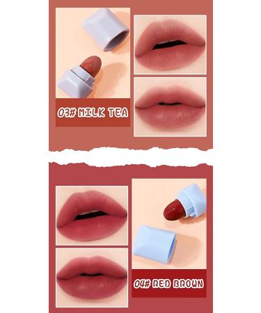 8 Pcs Mini Candy Matte Lipstick Set - Long-lasting, Waterproof, Velvet Finish | Nonstick Cup, Easy to Apply - Makeup Gift Set - Buy Online on GoSupps.com