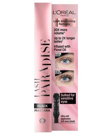 L'Or al Paris Lash Paradise Mascara - Intense Black 6.4 ml | Length & Volume Boosting Black Mascara for All-Eye Looks - Buy Online on GoSupps.com