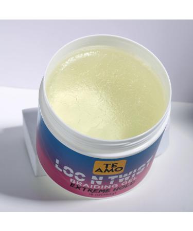 Te Amo Braiding Styling Gel 16 Fl Oz - Extreme Hold for Braids Locs & Twists | Tames Frizz & Edges with Aloe Castor Oil & Vitamin E | Ideal for All Hair Textures - Buy Online on GoSupps.com