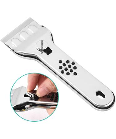 Ceramic Hob Scraper | Glass Scraper with 5 Blades for Ceramic Hob Scratches | Stainless Steel Blade Scratches for Induction Hobs Glass Ceramic Hob Oven Rundaotong - Buy Online on GoSupps.com
