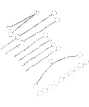 Hair Braid Chain Multi Purpose Attractive Charming Hair Braid Rings Decorative Beautiful Punk Style for Hair Decoration for Hair Braiding for Gift - Buy Online on GoSupps.com