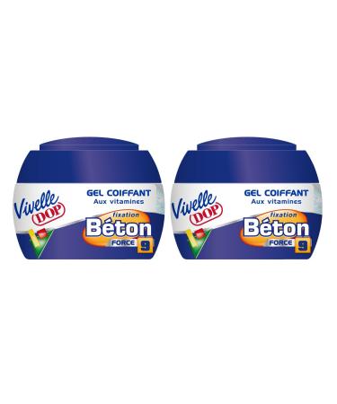 VIVELLE DOP - Concrete Hold Vitamin Styling Gel Strength 9 For Men - 150 ml - Pack of 2