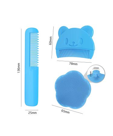 Children's Bath Set: Silicone Shower Brush Massage Comb & Tartar Remover - Ideal for Pool & Cleaning - Buy Online on GoSupps.com